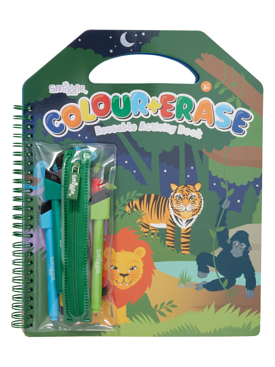 colour erase activity book