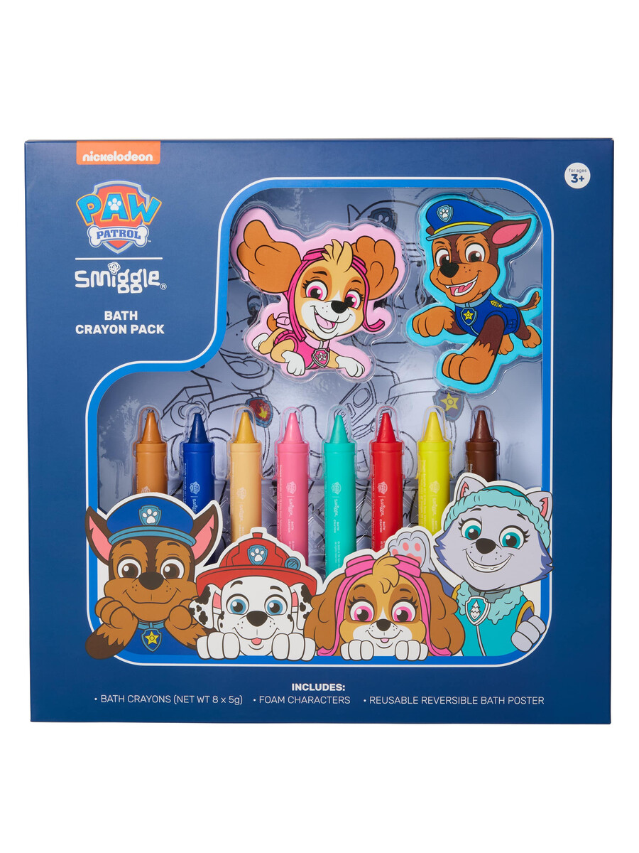 paw patrol bath crayon gift pack
