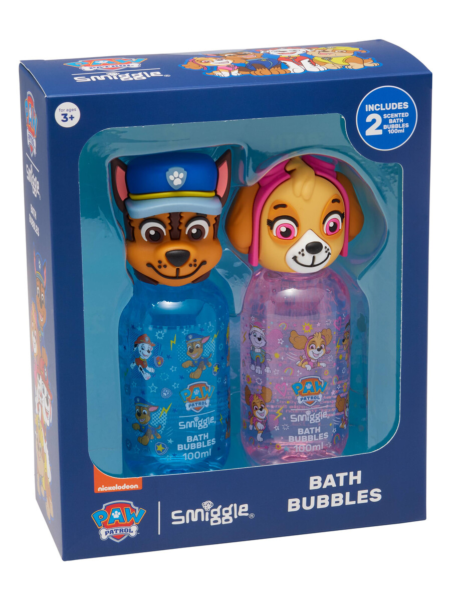paw patrol bubble bath gift pack
