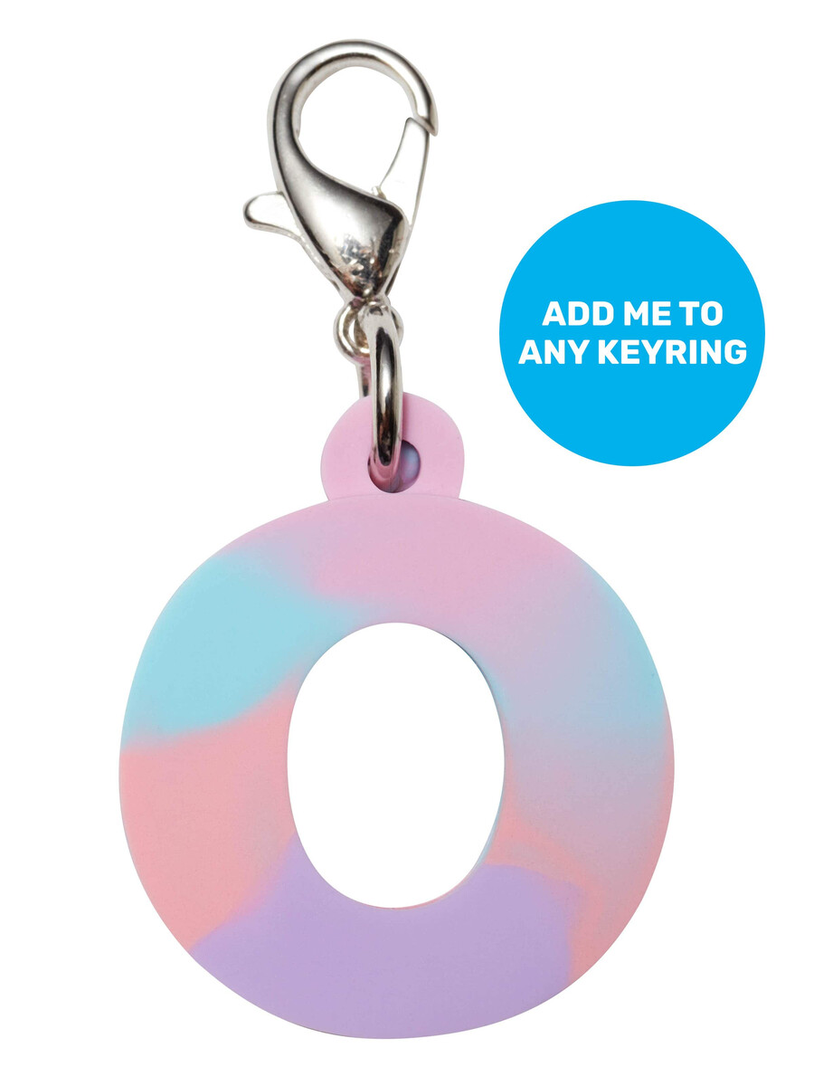 pink add-on mini alpha keyring