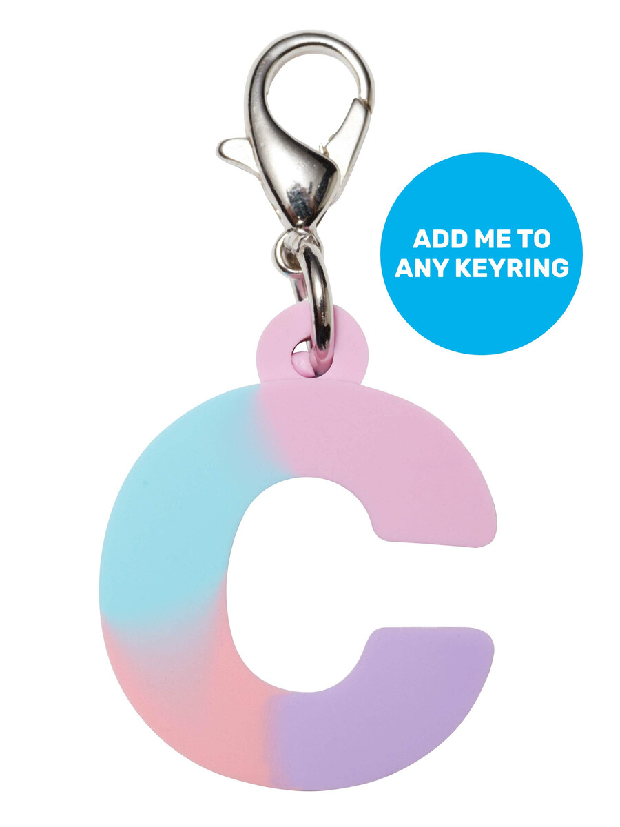 pink add-on mini alpha keyring