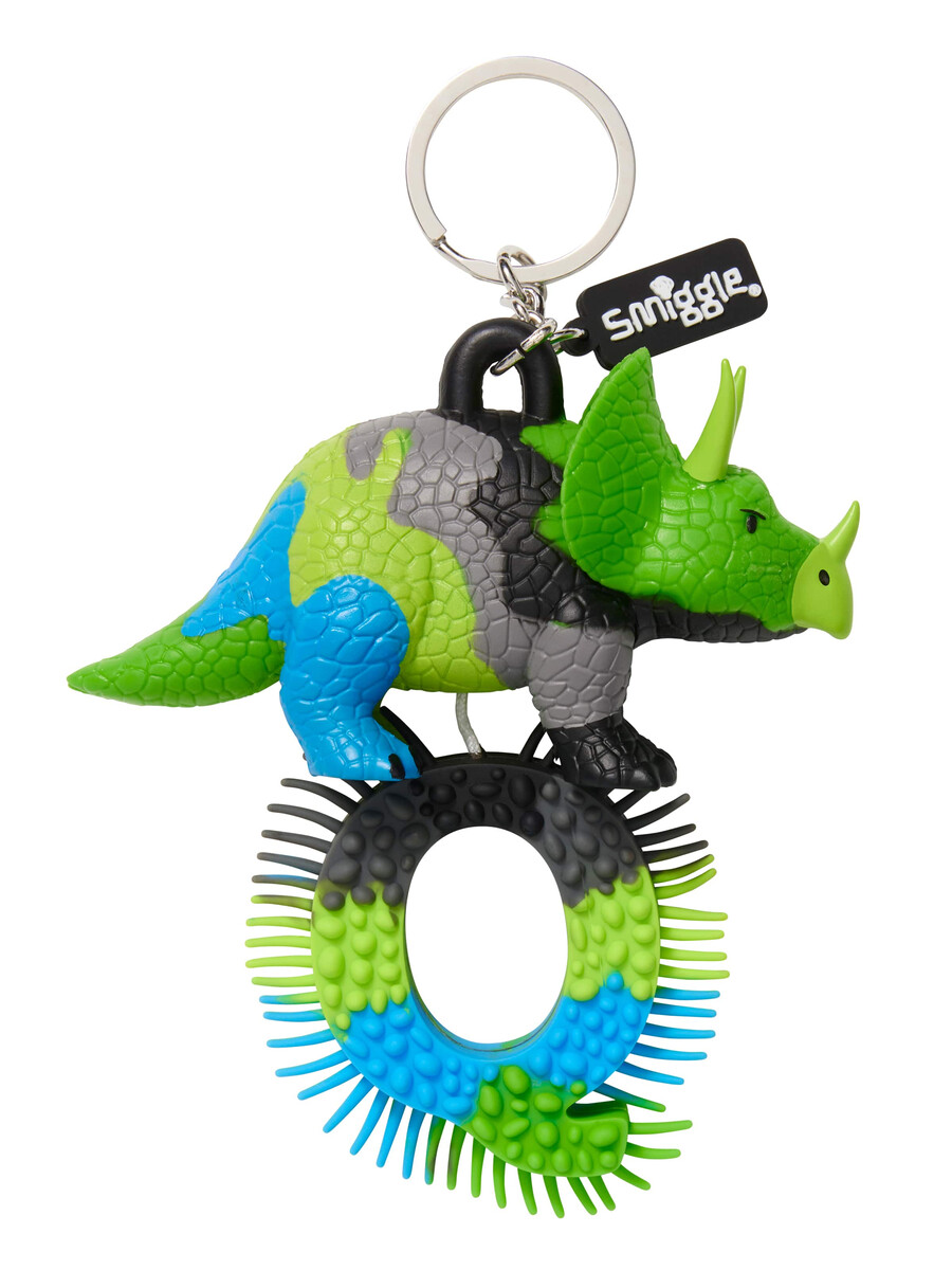 dino alphabet keyring