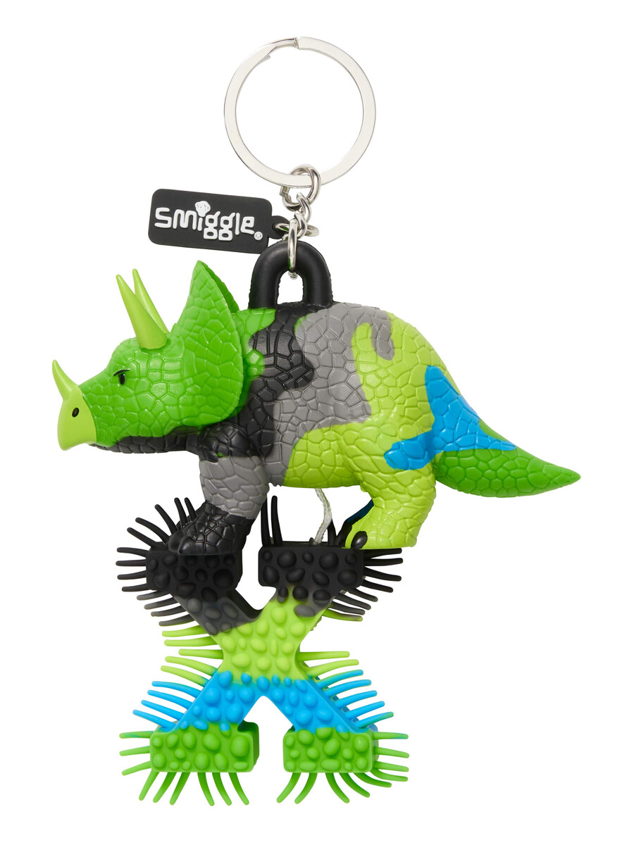 dino alphabet keyring