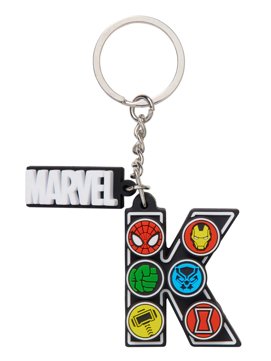 marvel alphabet keyring