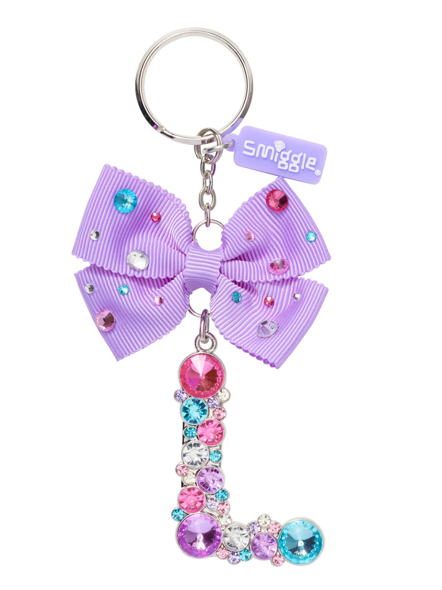 alpha jewel bow keyring