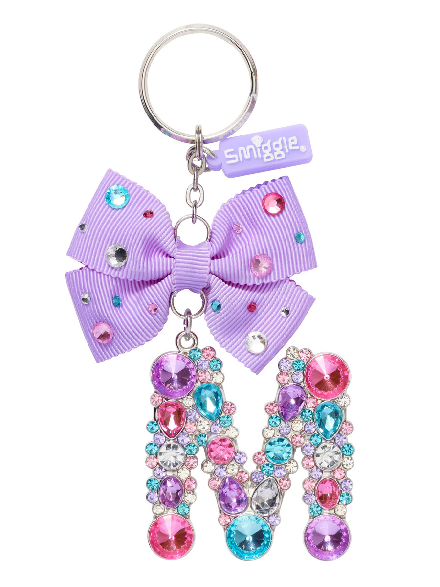 alpha jewel bow keyring