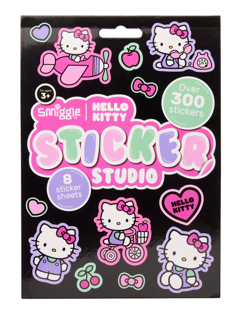hello kitty sticker studio book