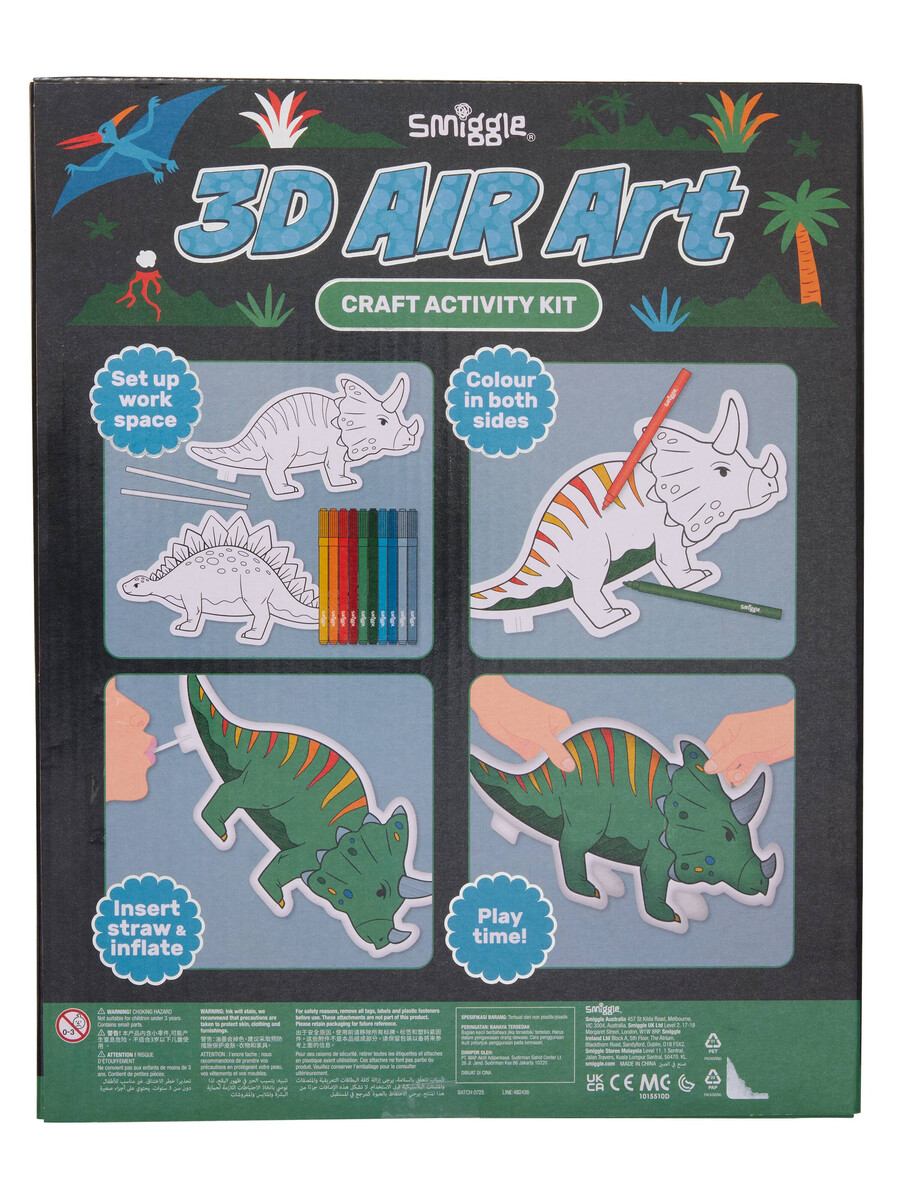 3d air art craft activity gift set