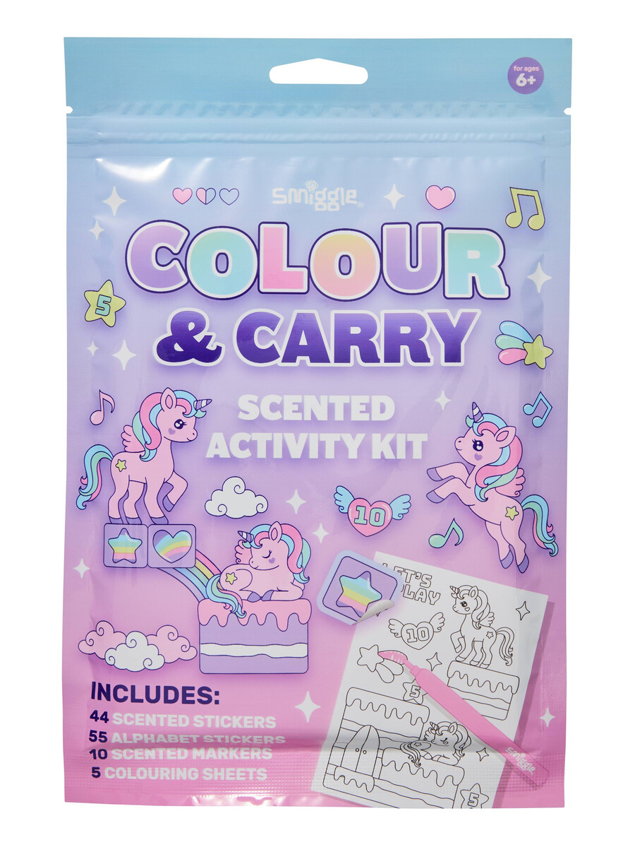 mini colour carry scented activity kit