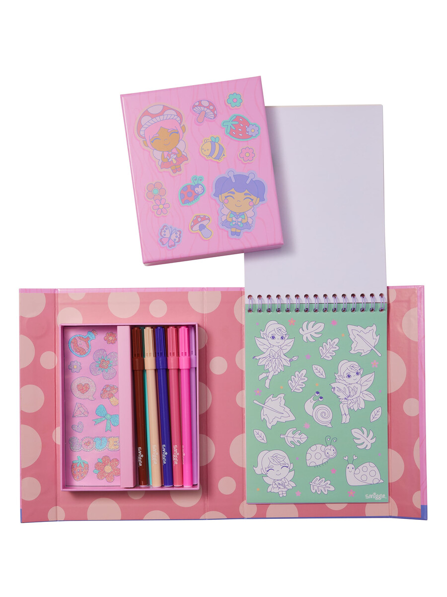 fairy dust colour in stickers book activity