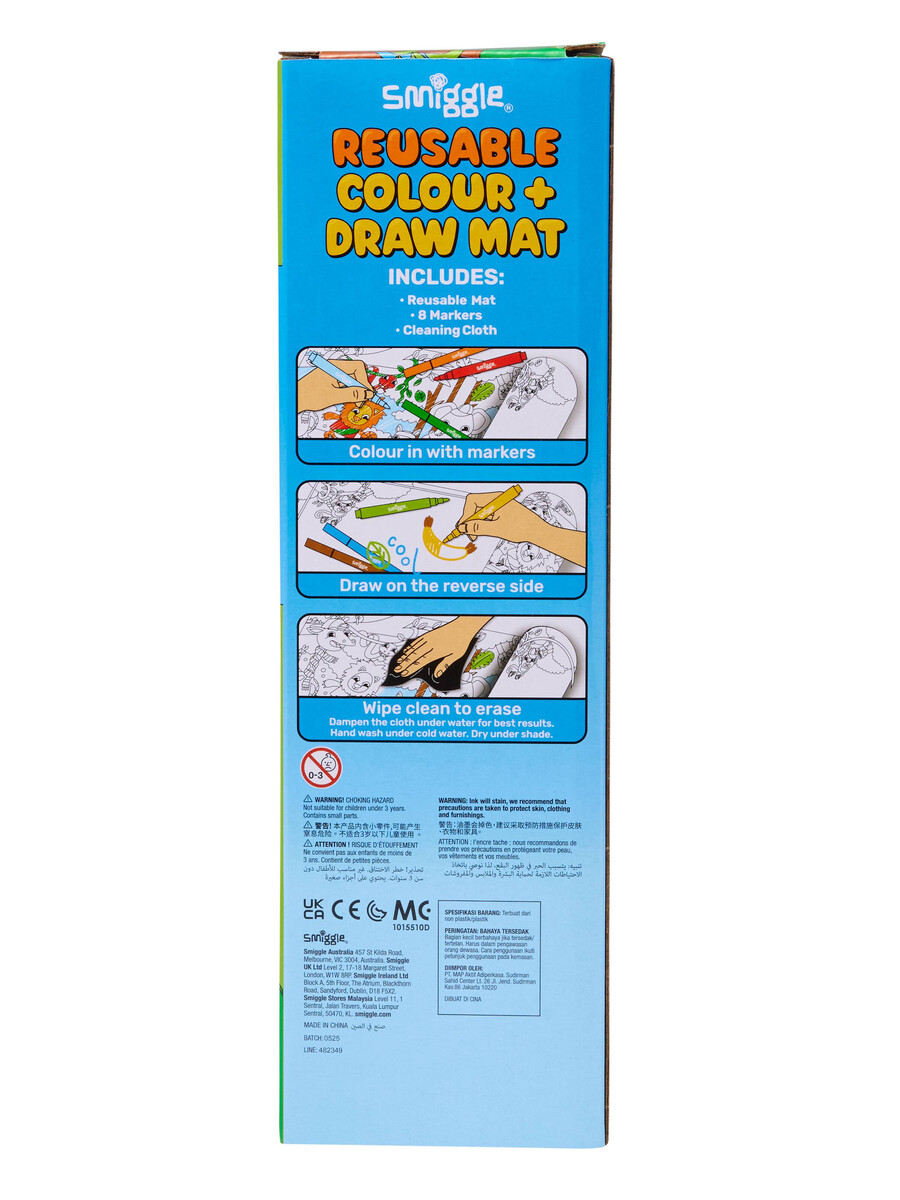 reusable colour draw mat