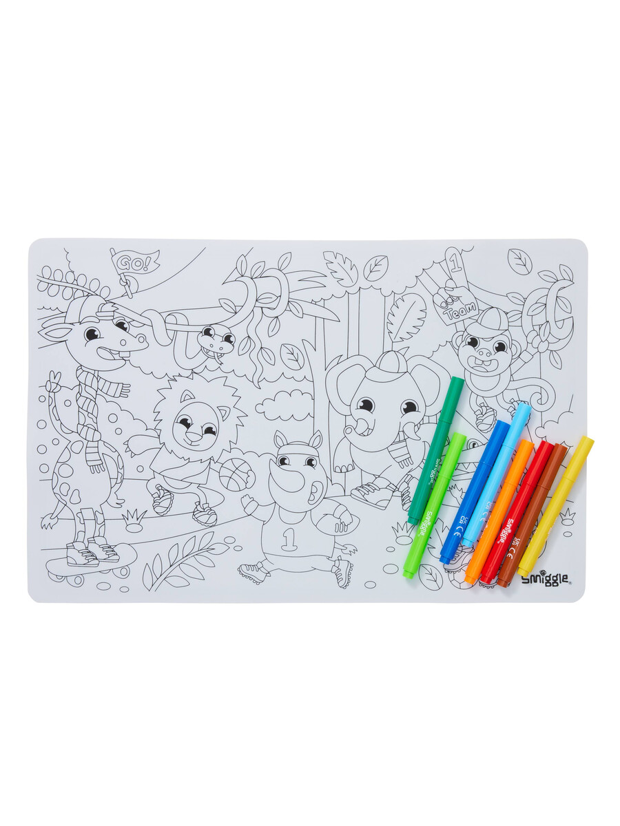 reusable colour draw mat
