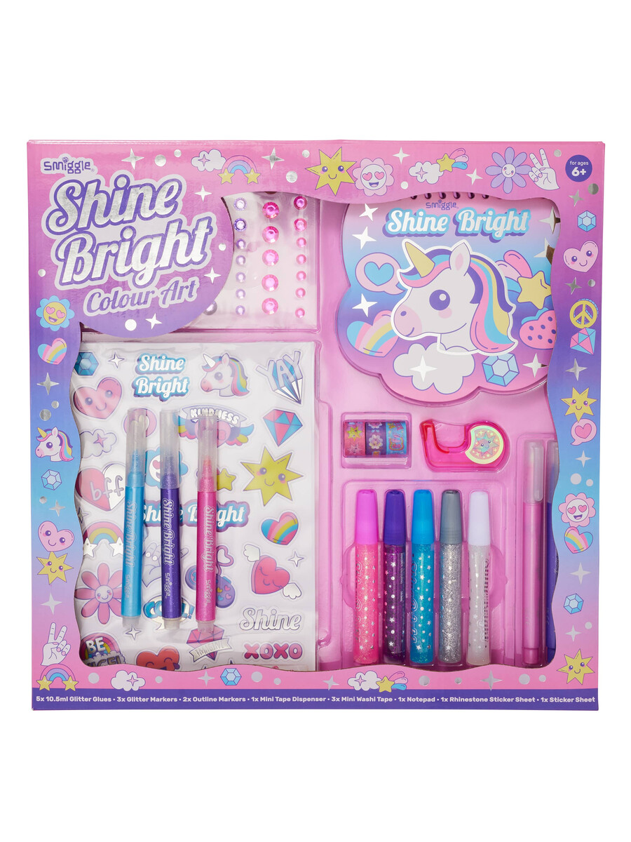 shine bright colour art pack