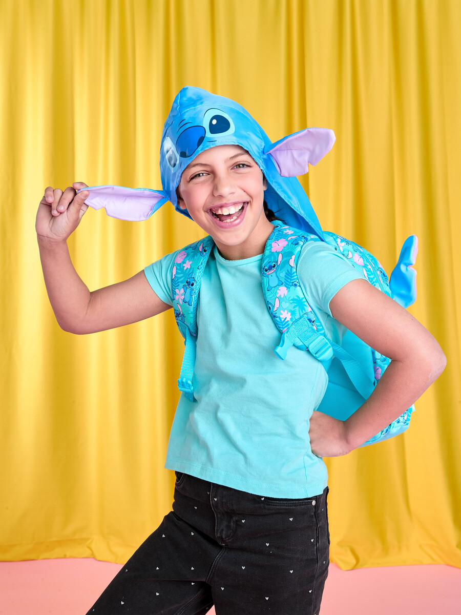 stitch junior hoodie backpack