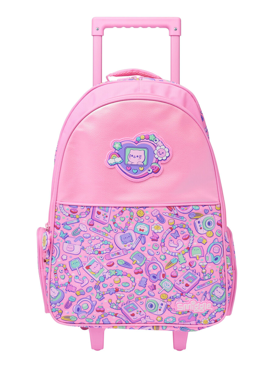super charge trolley backpack with light up wheels