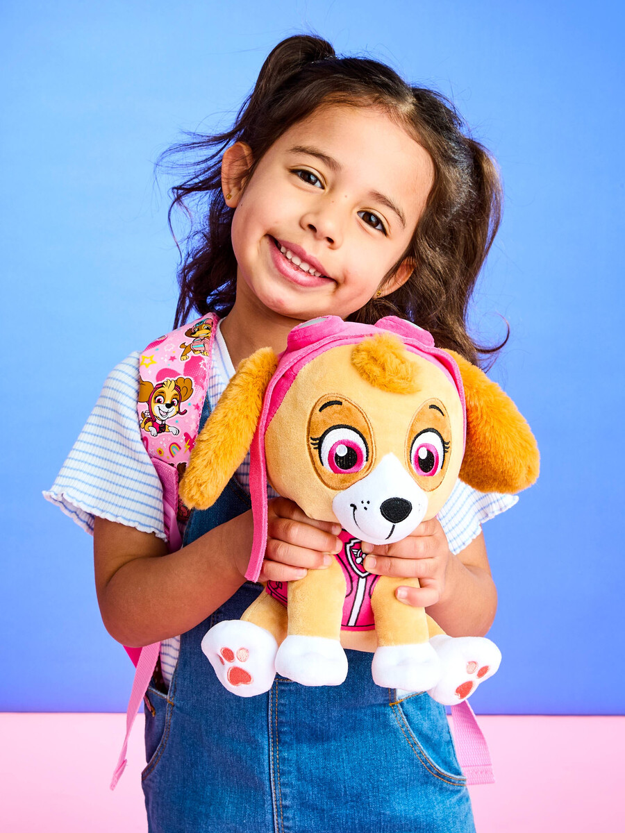 paw patrol teeny tiny backpack with detachable plush toy