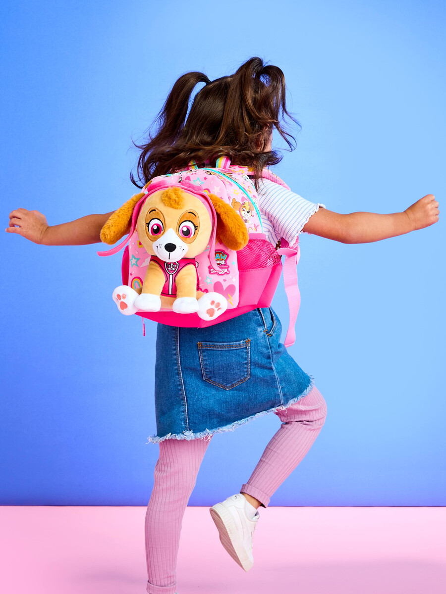 paw patrol teeny tiny backpack with detachable plush toy