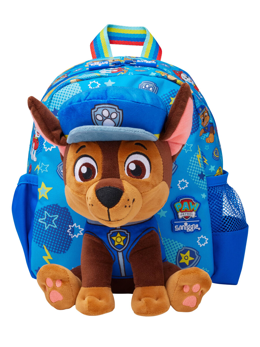 paw patrol teeny tiny backpack with detachable plush toy