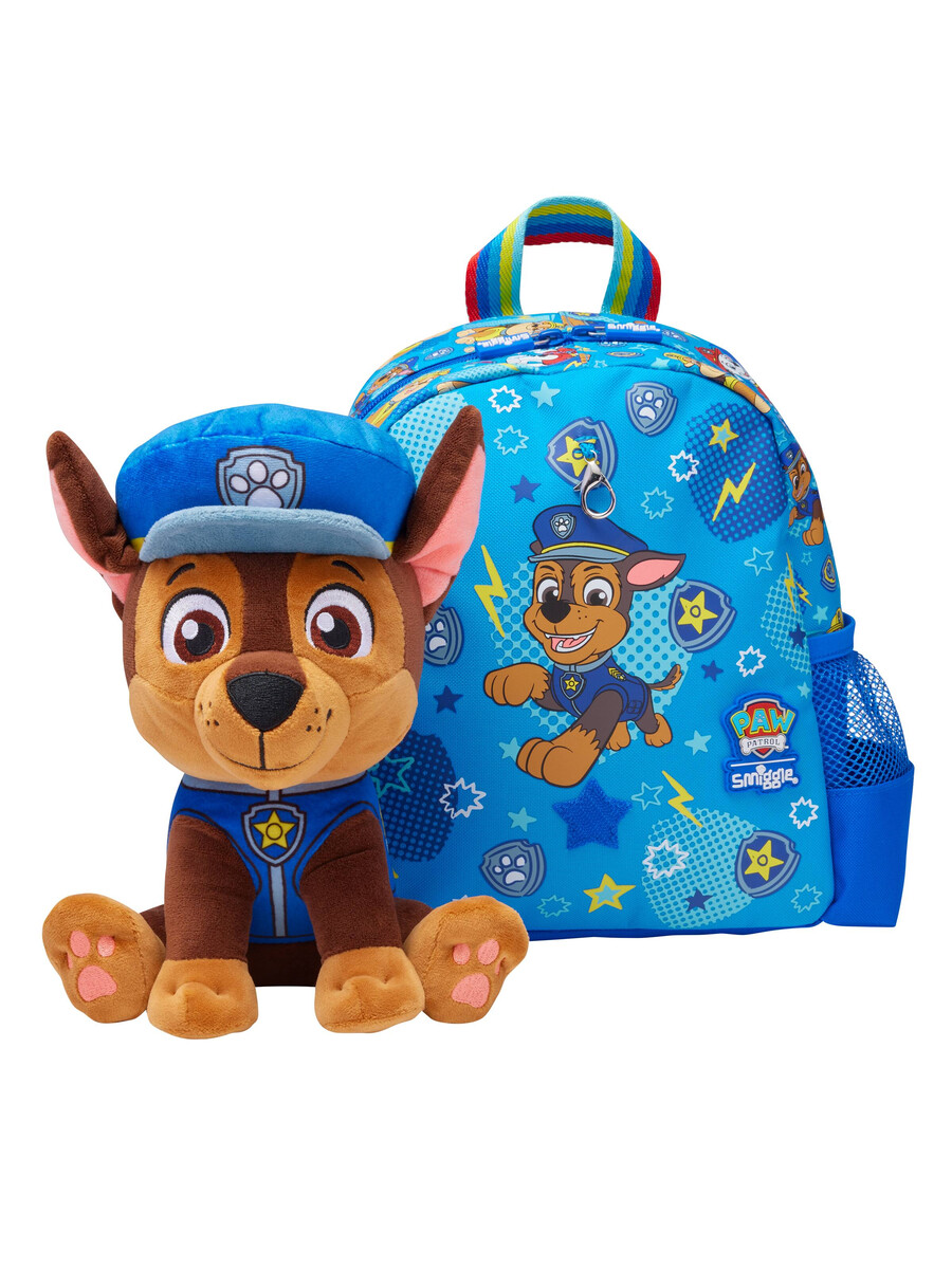 paw patrol teeny tiny backpack with detachable plush toy