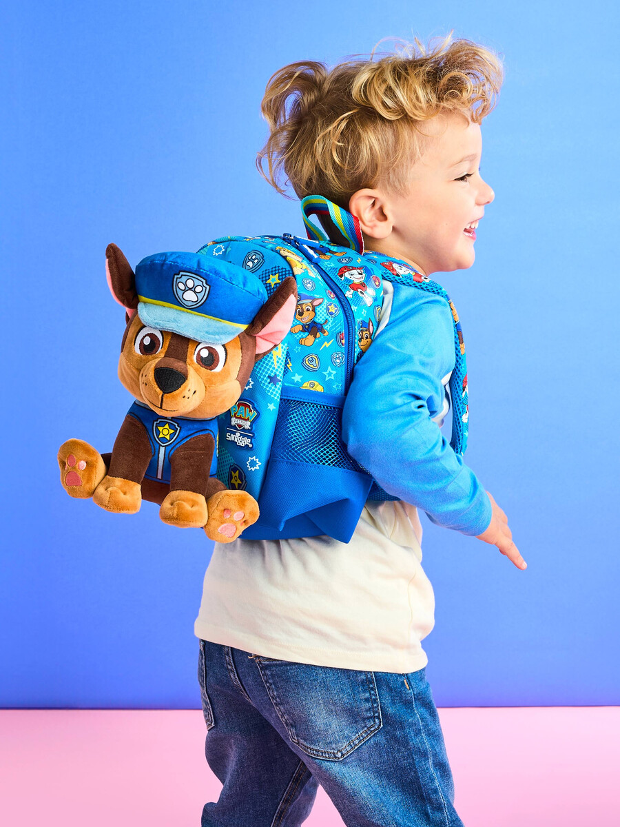 paw patrol teeny tiny backpack with detachable plush toy