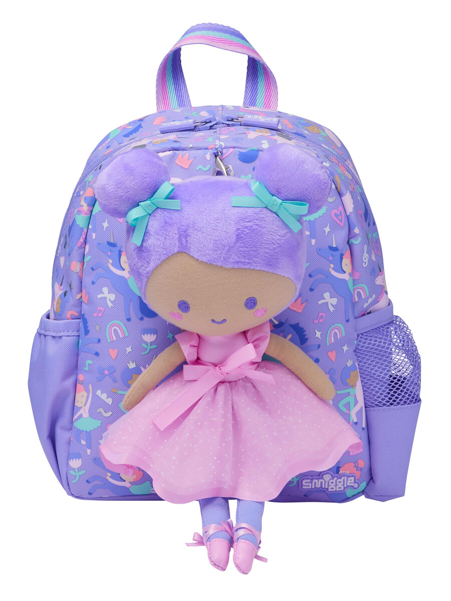 ready set go teeny tiny backpack with detachable plush toy
