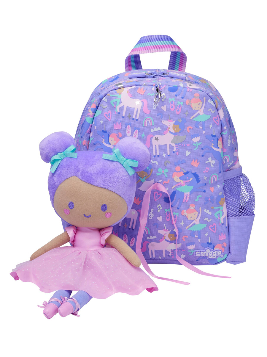 ready set go teeny tiny backpack with detachable plush toy