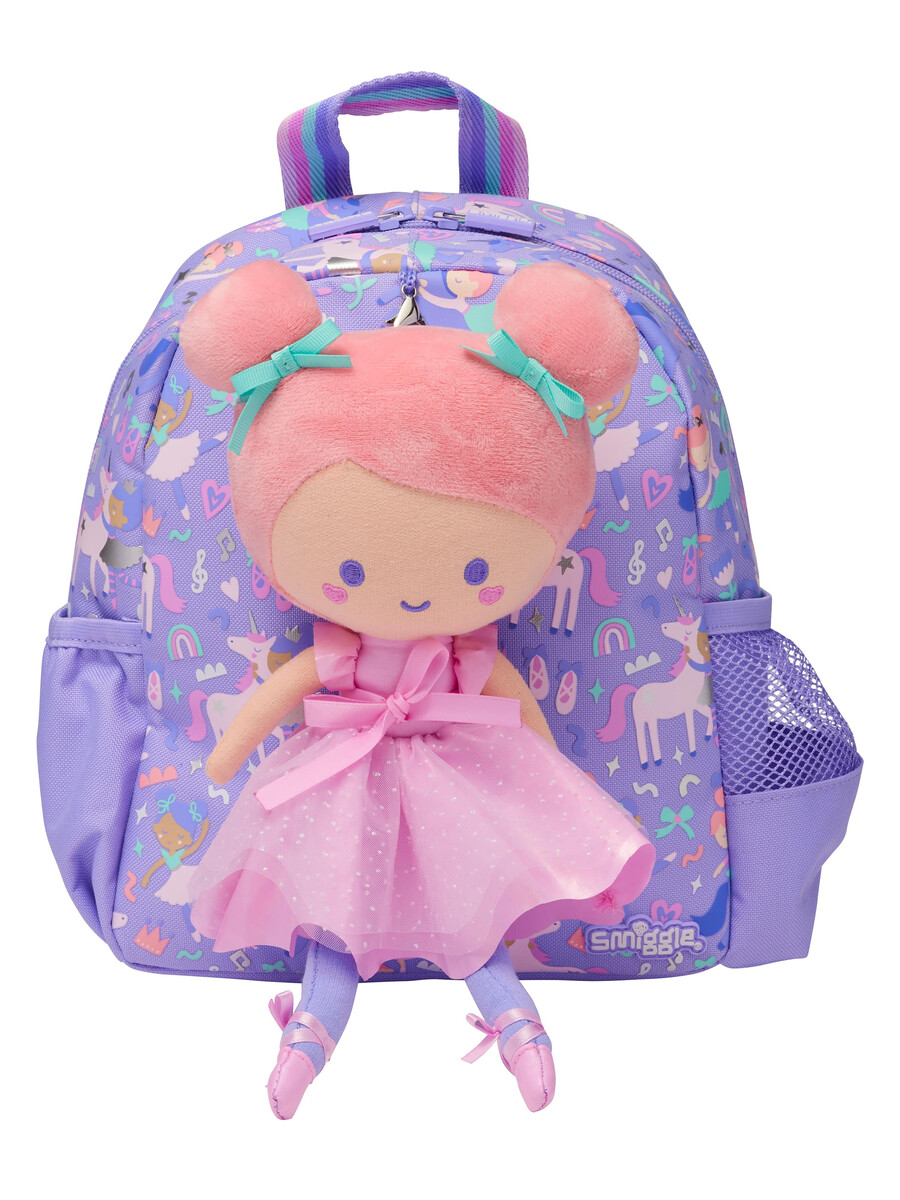 ready set go teeny tiny backpack with detachable plush toy