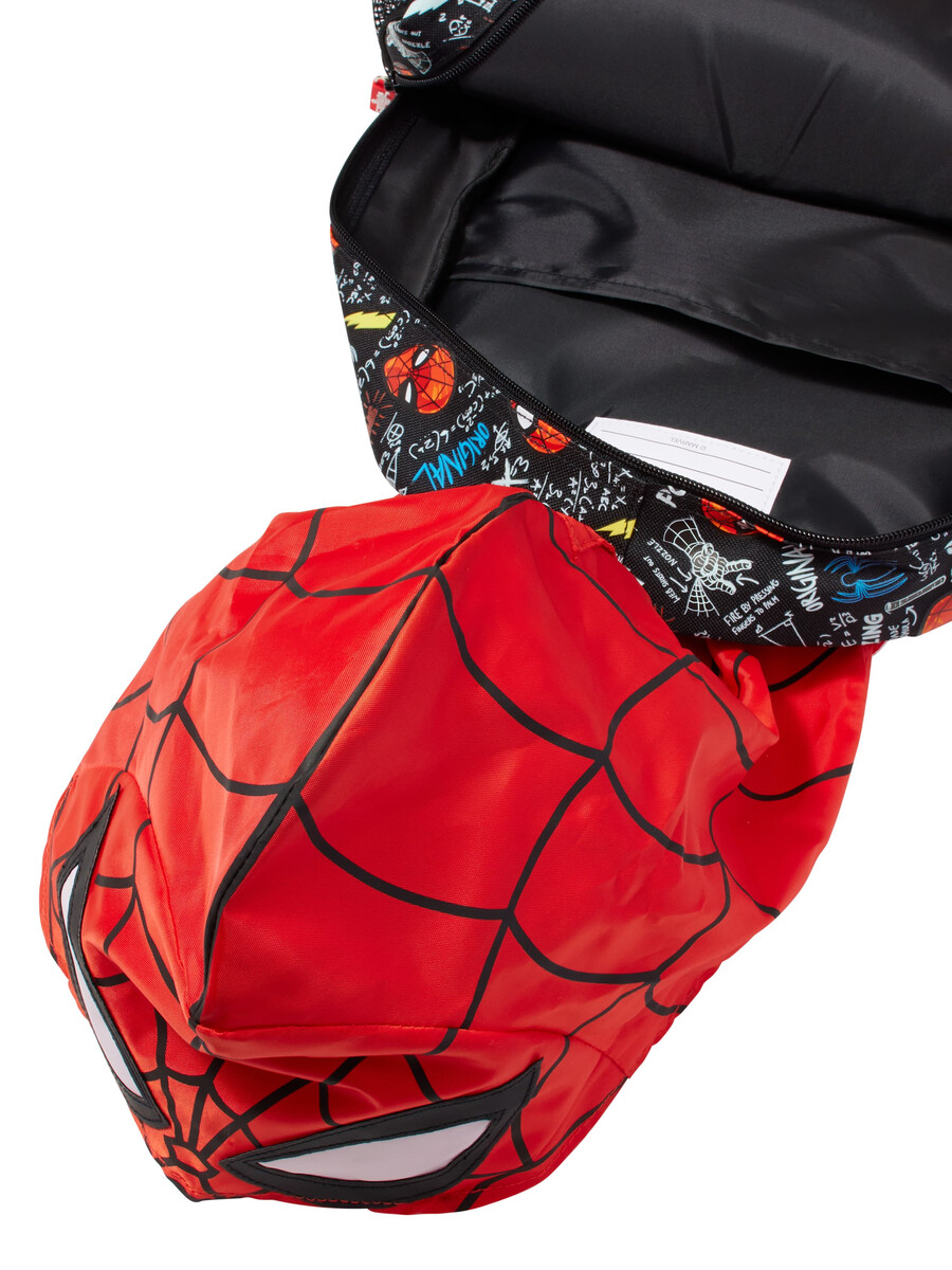 spider-man junior character hoodie backpack