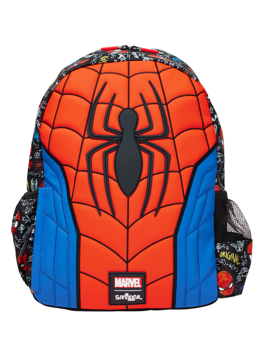 spider-man junior character hoodie backpack