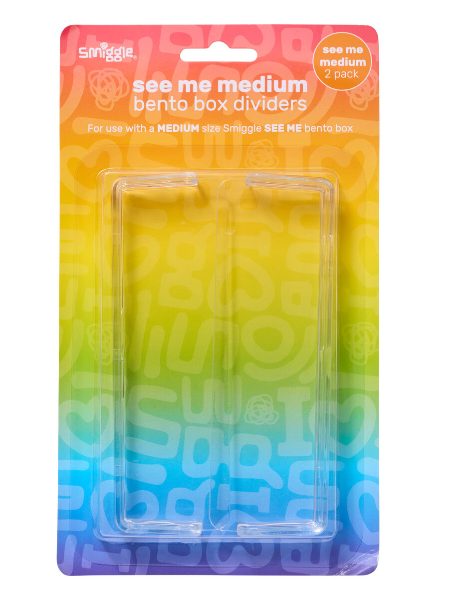 replacement see me bento lunchbox dividers x2