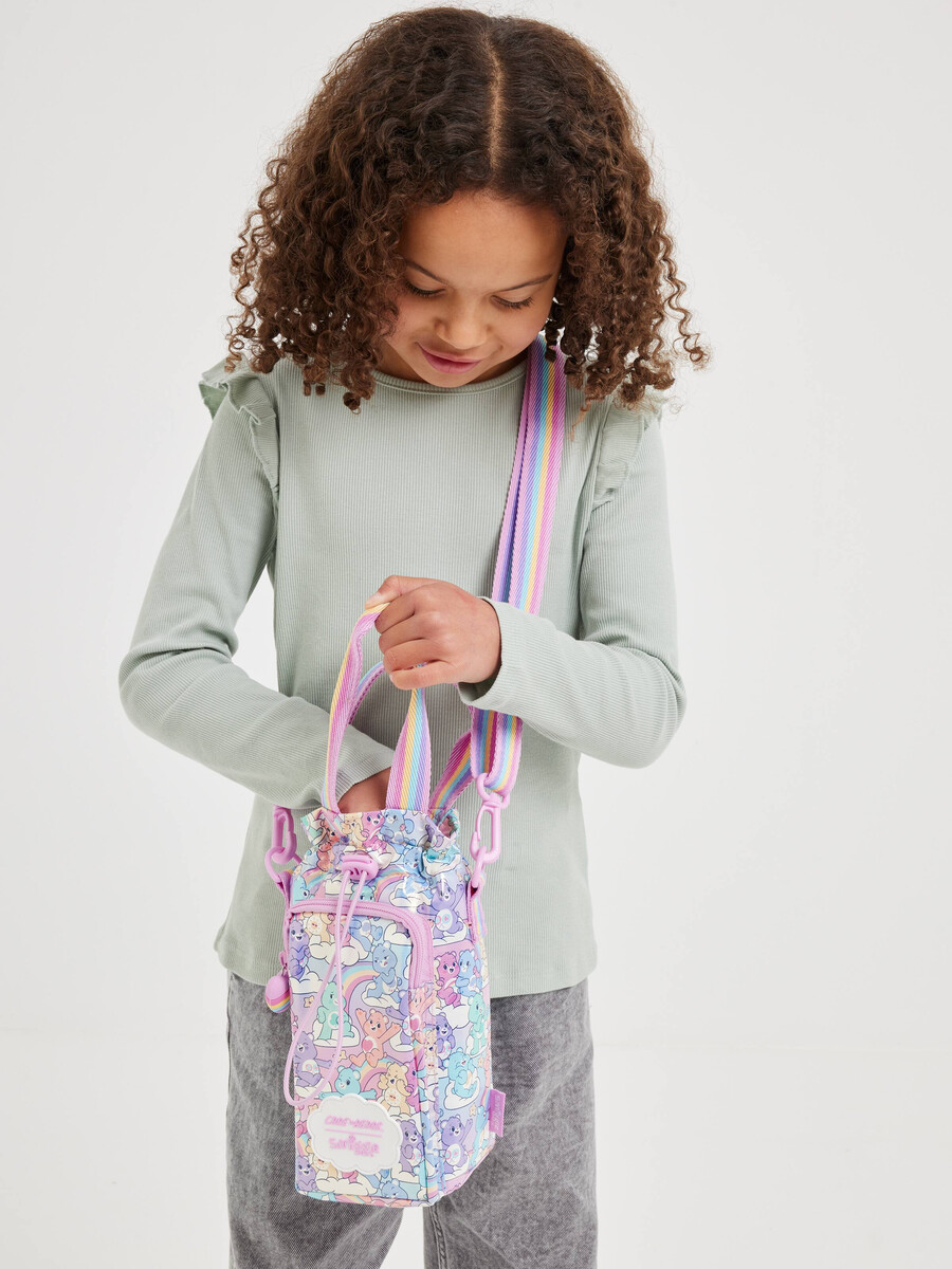 care bears bottle bag with strap