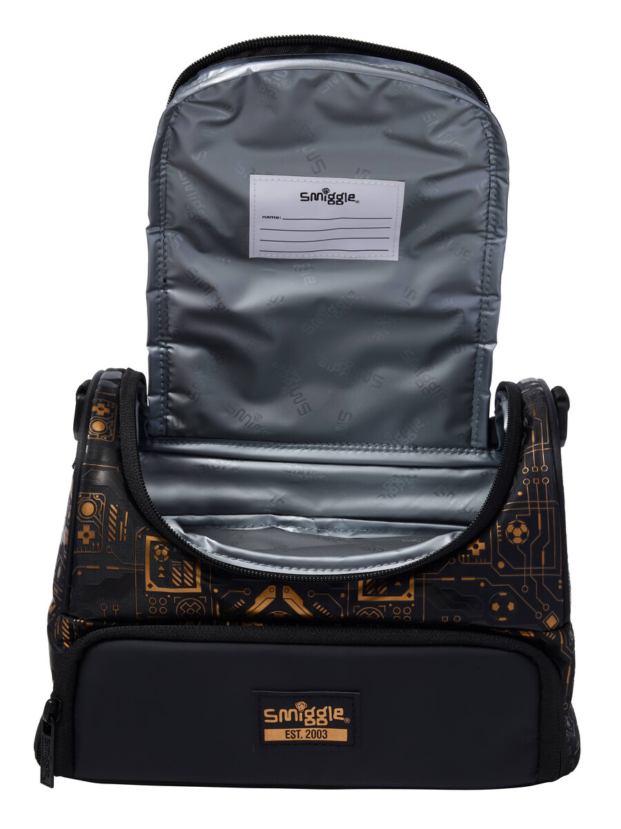 livewire large double lunchbox with strap