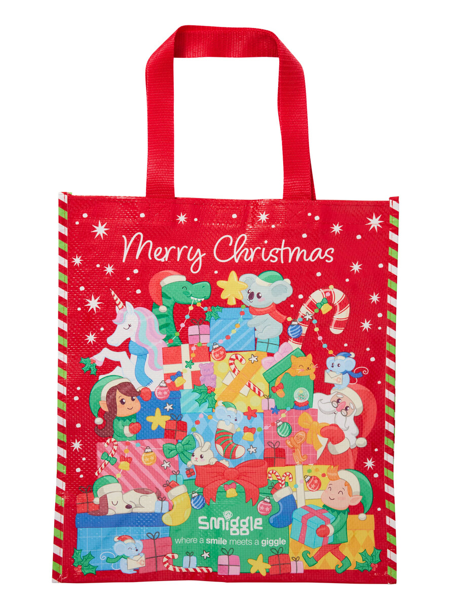 christmas medium reuse me bag