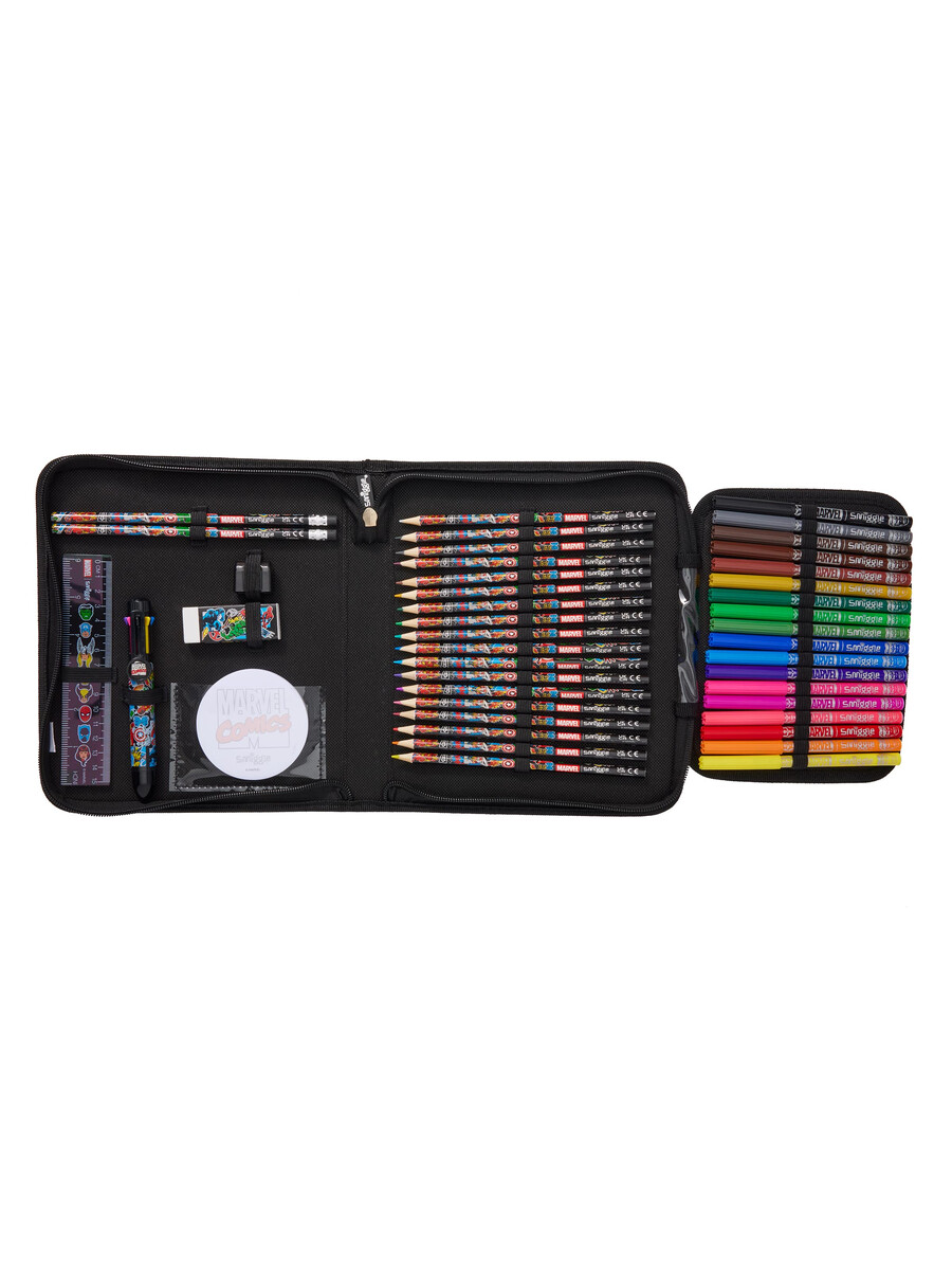 marvel zip it stationery gift pack