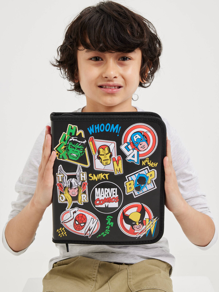 marvel zip it stationery gift pack