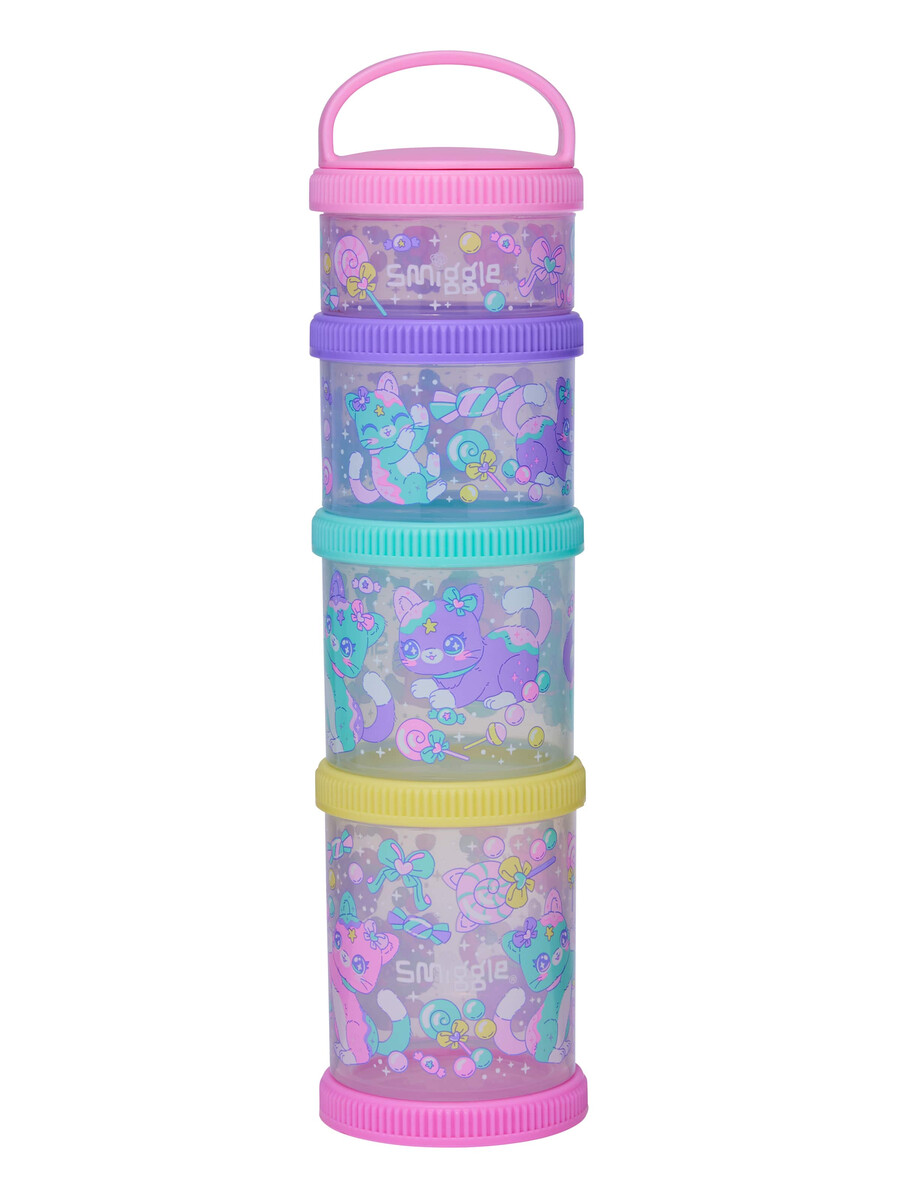 adventurous snack n stack containers x4