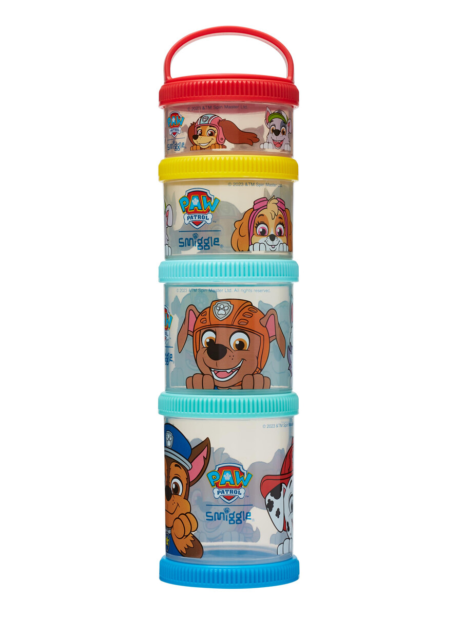 paw patrol snack stack containers