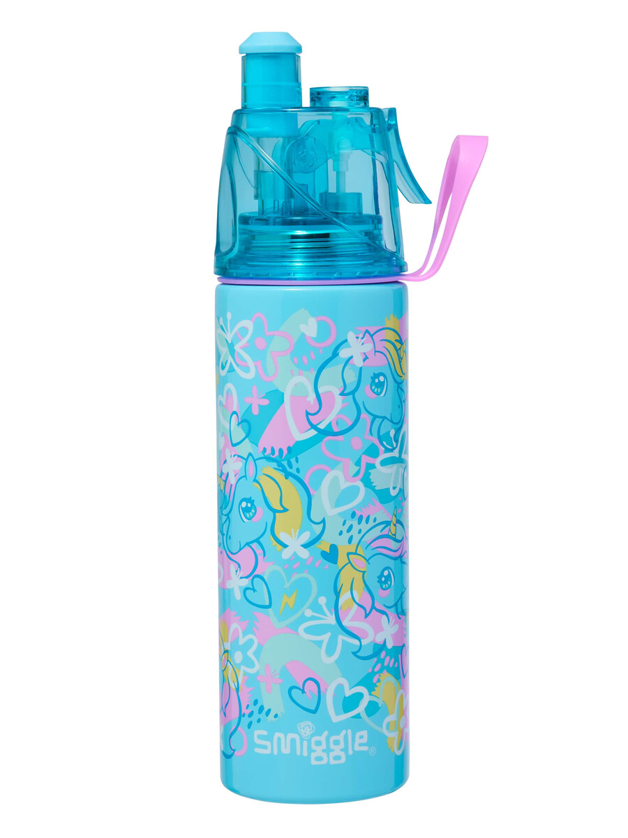 bright eyes insulated stainless steel spritz drink bottle 500ml
