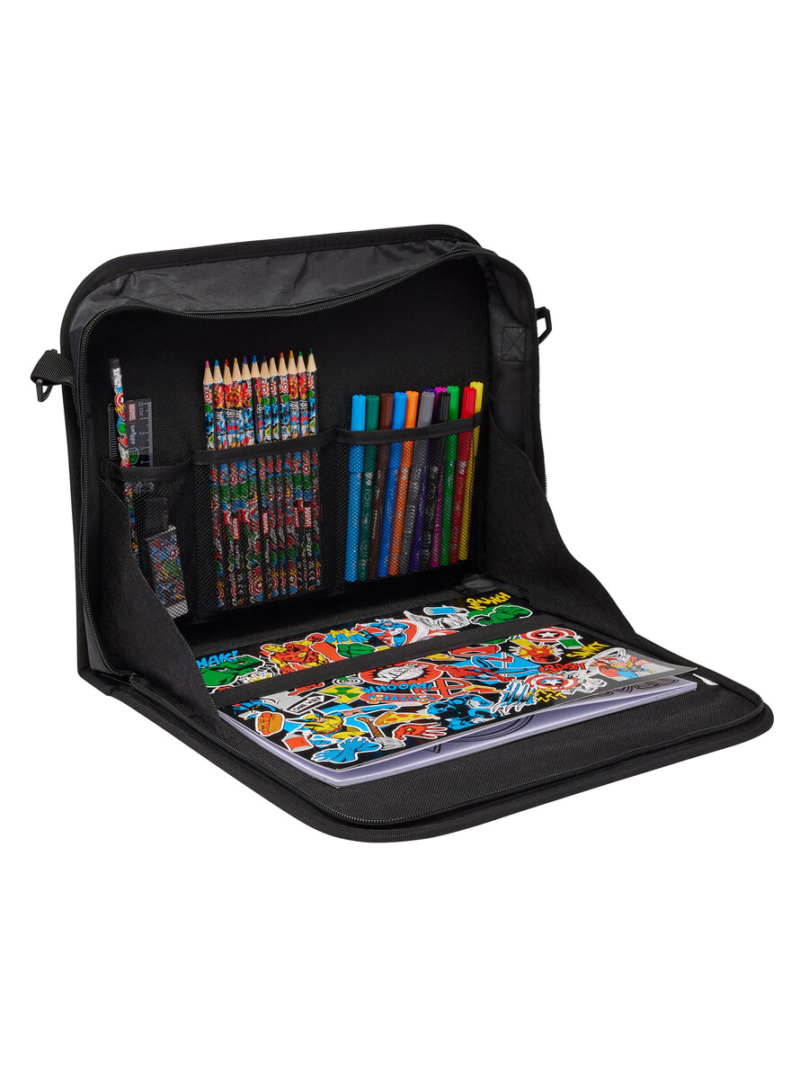 marvel on-the-go colouring studio