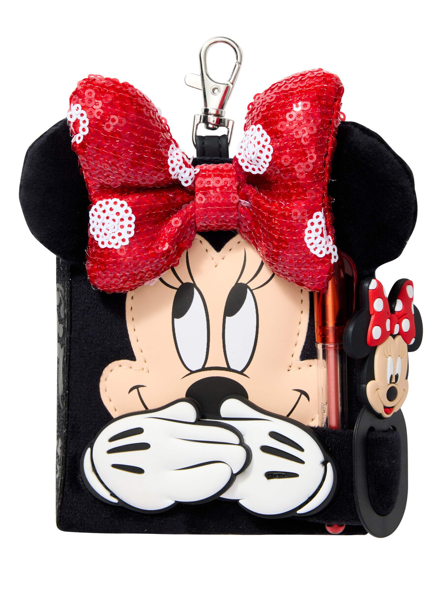 minnie mouse mini notebook keyring