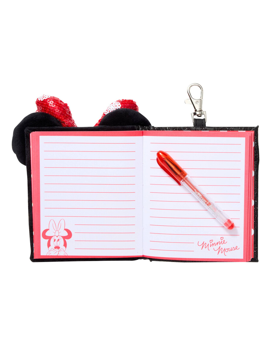 minnie mouse mini notebook keyring