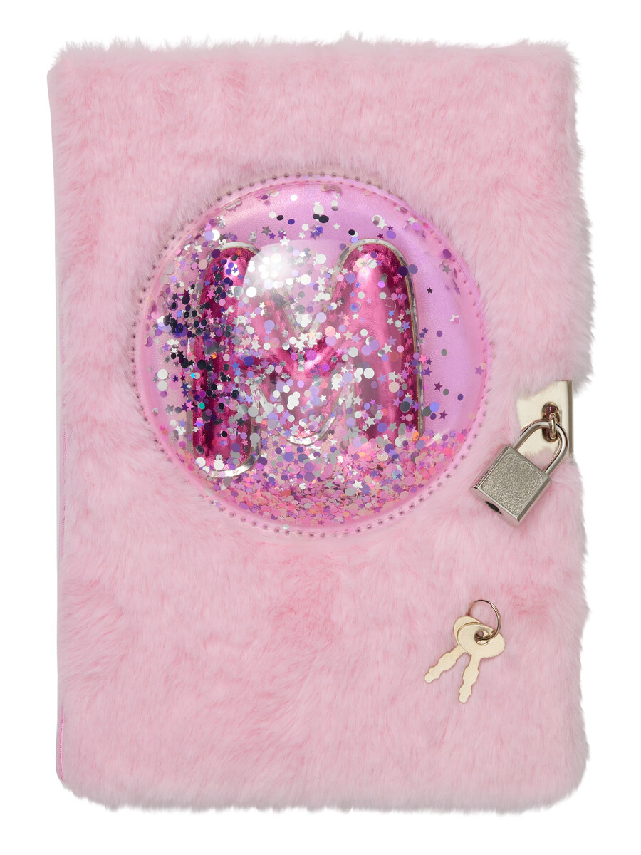 fluffy a5 lockable alphabet notebook