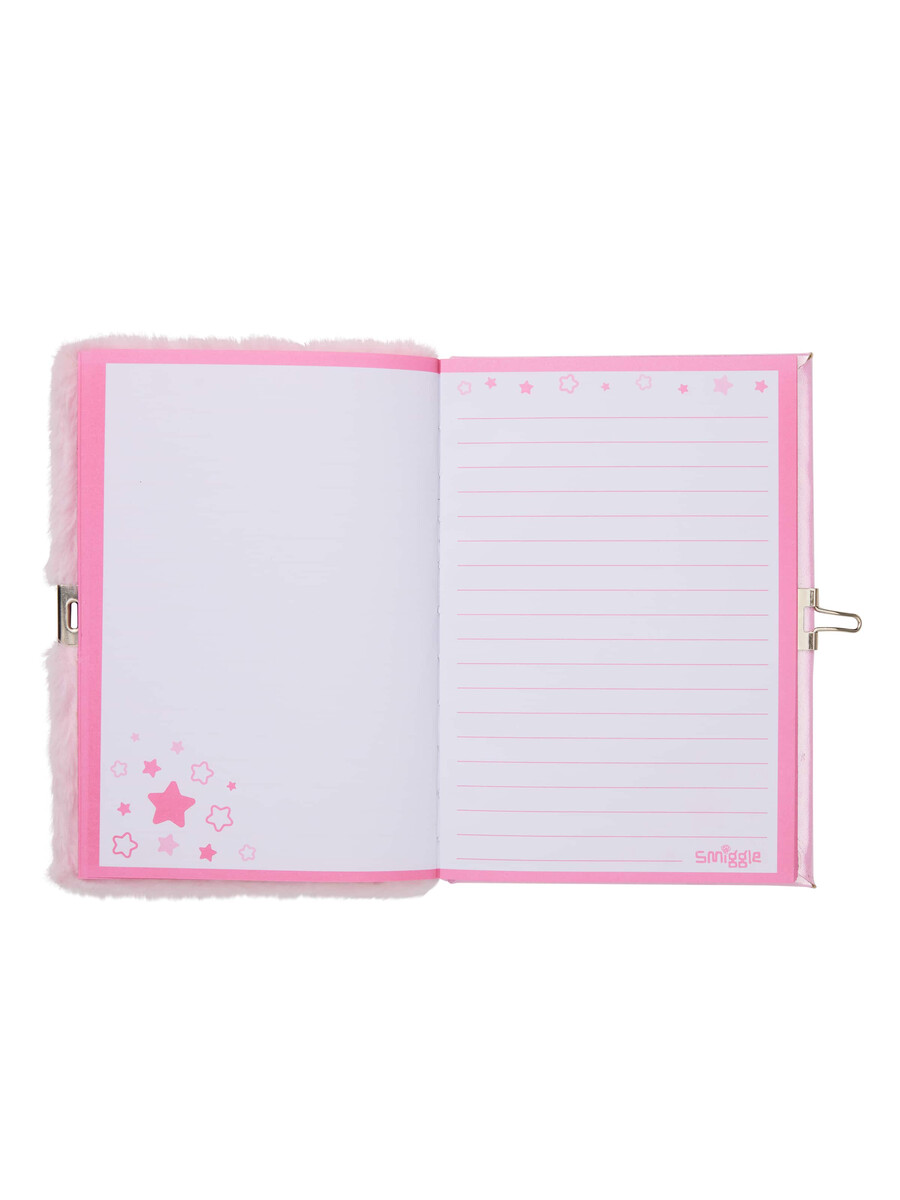 fluffy a5 lockable alphabet notebook
