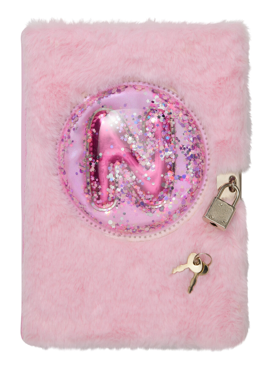 fluffy a5 lockable alphabet notebook