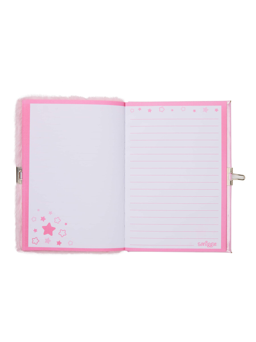 fluffy a5 lockable alphabet notebook
