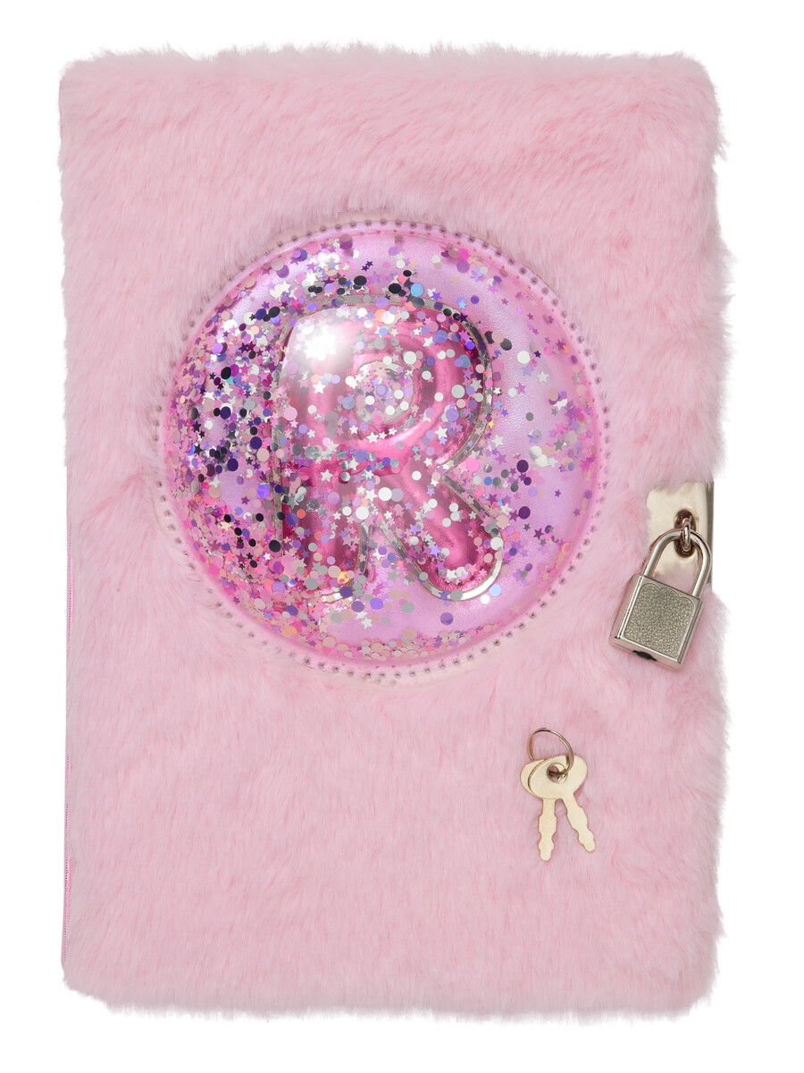 fluffy a5 lockable alphabet notebook