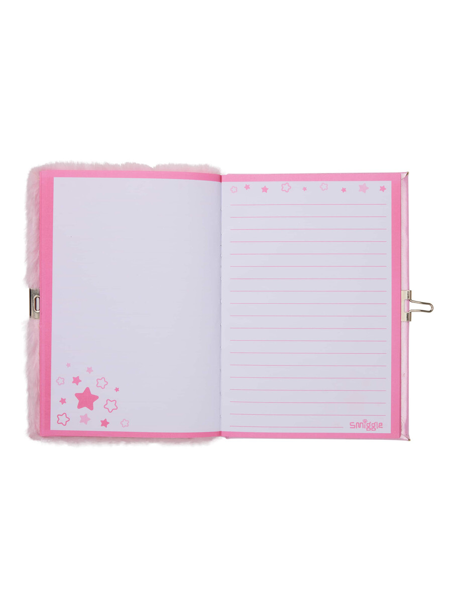 fluffy a5 lockable alphabet notebook