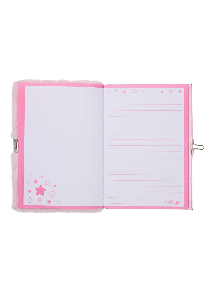 fluffy a5 lockable alphabet notebook