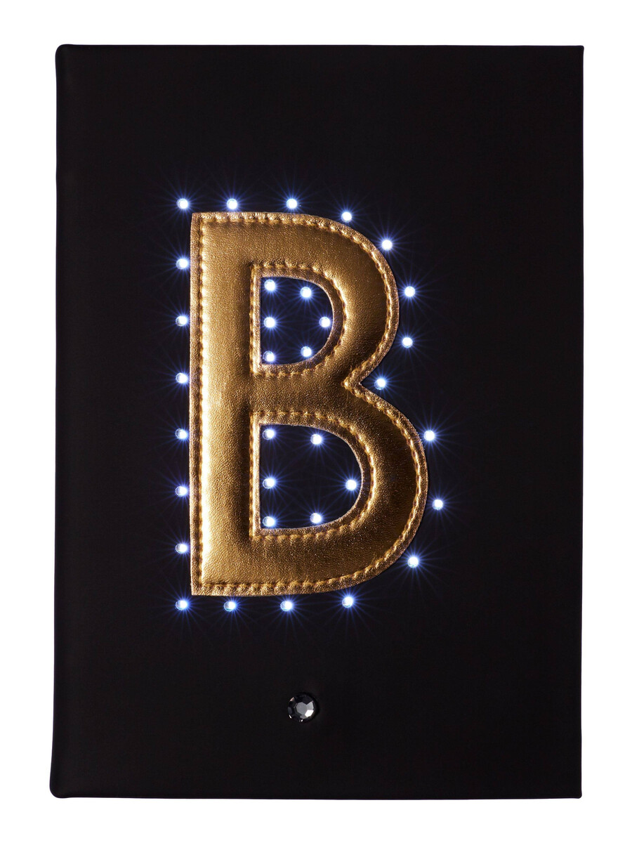 light up alphabet a5 notebook