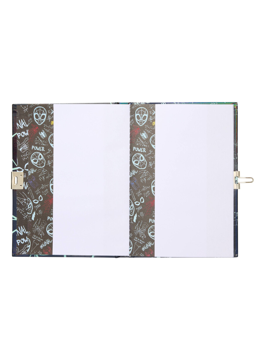 spider-man a5 lockable notebook